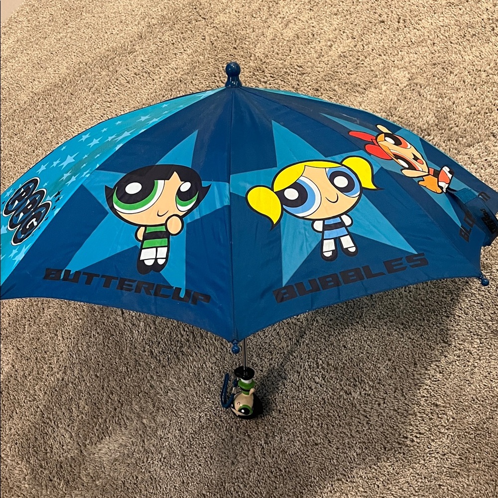 Cartoon Network Powerpuff Girls Blue Umbrella - Picture 2 of 9